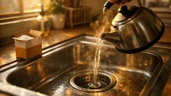 排水口のコポコポを防ぐ時短掃除術、家にあるもので詰まり予防とニオイ対策