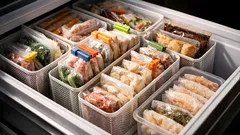 冷凍庫収納は100均で変わる 立てて見える化で雪崩と迷子を防ぐコツ