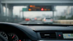 高速道路の道路情報板に出る赤い三角(▲)の意味とは 渋滞が伸びるサインを見落とさない