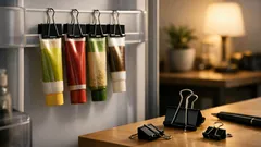 ダブルクリップが家事を救う 100均でできる収納＆便利な活用術5選