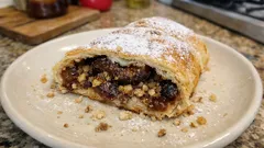 冷凍パイシートで簡単：いちじくのシュトゥルーデルがサクッと香ばしく焼けるコツ