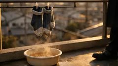 靴下のニオイと黒ずみが落ちる洗い方は「裏返し・表・つけ置き」の使い分け