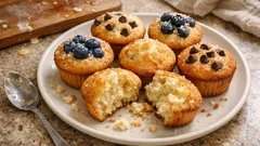 ヨーグルトでしっとりふんわり。覚えやすい配合のヨーグルトマフィン（焼き25分）